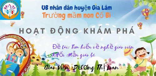 Khám phá: Tìm hiểu nghề giáo viên - MGB